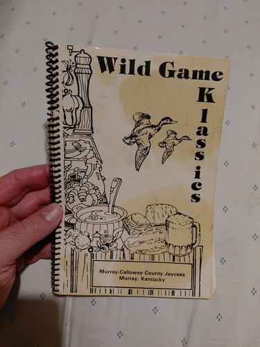 Vtg wild game cookbook united - wild,