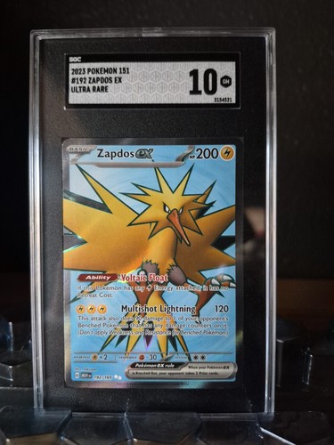 Pokémon zapdos ultra rara - zapdos, ex
