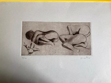 Enotrio, nudi. Tecnica incisoria pochi esemplari ritoccata a mano