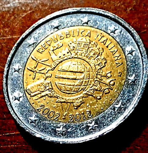 Moneta euro repubblica - moneta,