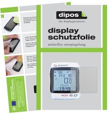 3x Pellicola Protettiva per Sigma Rox 6.0 Protezione Schermo Antiriflesso dipos