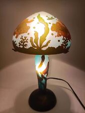 Lampada da scrivania in vetro