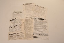 scalextric istruzioni depliant slot car stox e mini banger cars piste elettriche