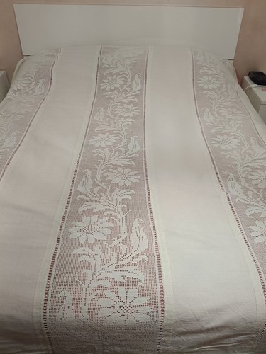 Copriletto matrimoniale bianco - copriletto,