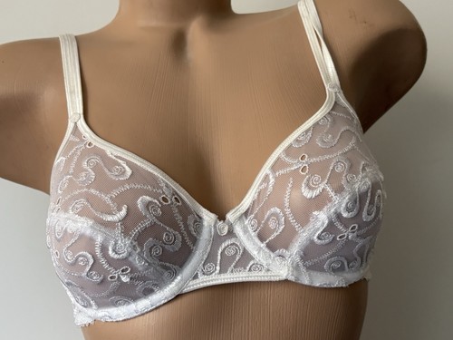 Reggiseno coppa pizzo bianco