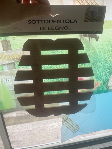 Sottopentola legno - di,
