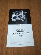 GLYCINE SWISS AIRMAN 7 PLAZA MAYOR TITANIUM WATCH AD PUBBLICITA