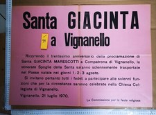 Manifesto originale santa