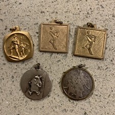 5 Medaglie Corsa Podistica Varie Annate Anni 70