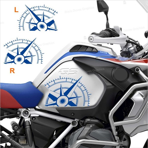 Adesivi blu compass - compass, dei