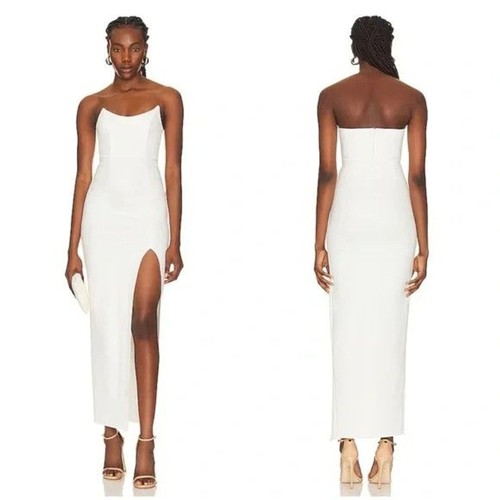 Maxi abito senza - , spalline