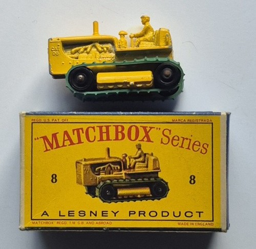 Trattore caterpillar matchbox - trattore,