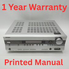 Onkyo HT-R508 Silver HDMI Home Cinema Audio/Video 5.1 Ricevitore AV Funzionante