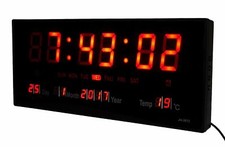 Orologio Digitale Da Parete Muro A Led Datario Sveglia Temperatura Jh3615 sus