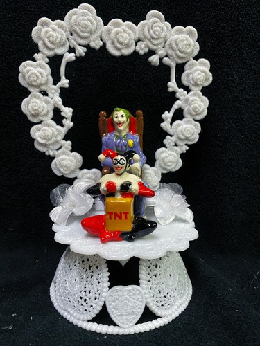 Cake topper joker harley - cake,
