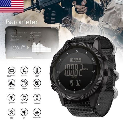 Smartwatch uomo militare sport - militare,