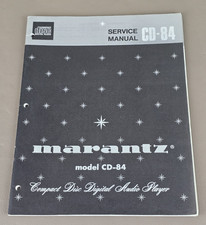 Marantz CD-84 Manuale di