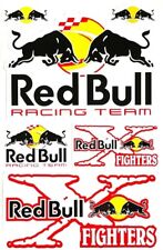 Adesivi Foglio Kit Set Red Bull Energy Drink Monster Honda Harley Kawasaki 46