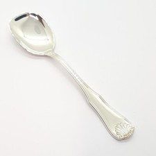 Servizio di 6 Cucchiaini da Gelato in Argento - Greggio Argento Stile Queen