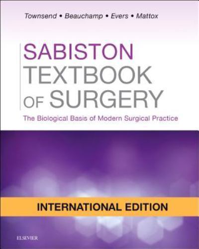 Sabiston textbook surgery - sabiston,