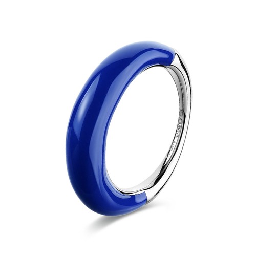 Anello blu donna acciaio - blu,