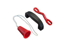 Maniglia esterna e corda interna per serrande basculanti articolo 1438