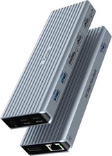 Docking Station USB-C 11-in-1 triplo display 100W PD 2x HDMI 2xDP 4xUSB, LAN