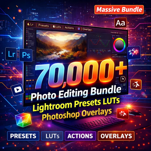 000 pacchetto foto editing - 70.000+,
