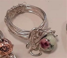 Anello donna argento e perla