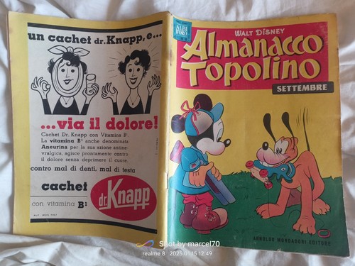 Almanacco topolino 1958 numero - almanacco,