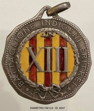 CAMPAGNE D’AFRICA XIII° BTG INDIGENI ERITREA MEDAGLIA ARGENTO CAMPAGNE D’AFRICA