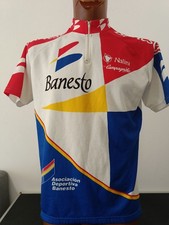 maglia ciclismo D'EPOCA vintage team BANESTO NALINI CAMPAGNOLO TG XXL