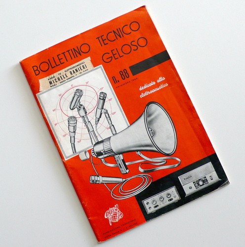 Bollettino tecnico geloso - bollettino, n