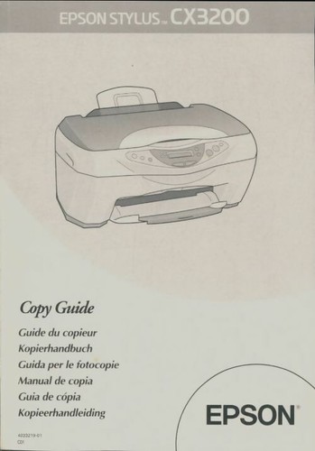 Epson stylus cx3200 - guide, du