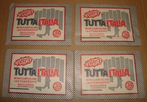 Tutta italia bustina figurine - tutta,