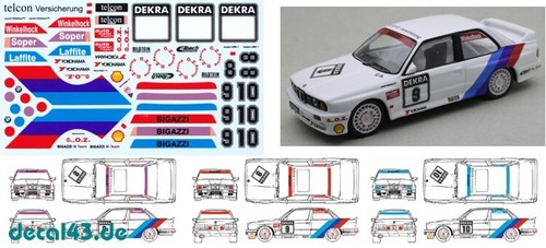 Decalcomania bmw m3 - decalcomania, e30