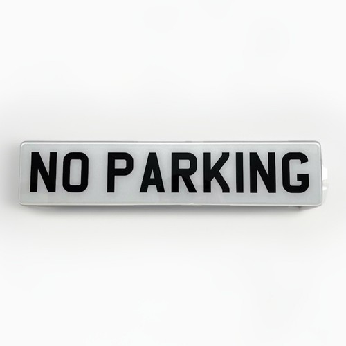 Cartello parcheggio su - cartello,