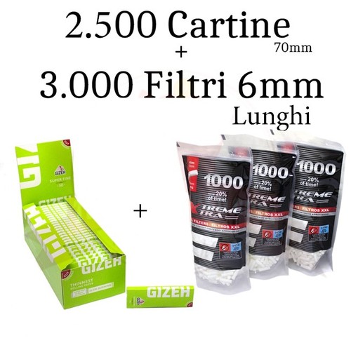 500 cartine gizeh 70mm - 2.500,