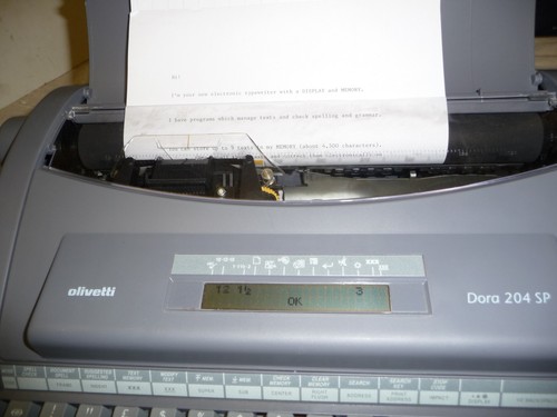 Macchina scrivere elettrica - scrivere,