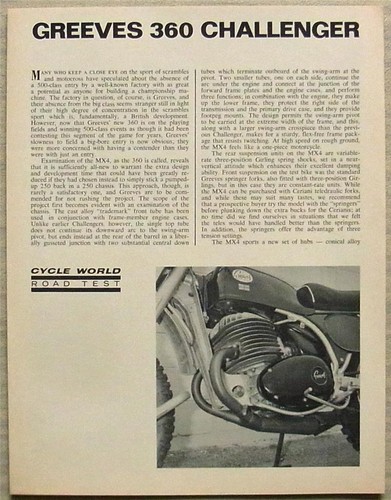Greeves 360 challenger - greeves,