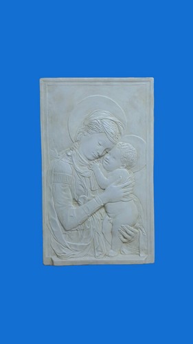 Bassorilievo gesso madonna - in,