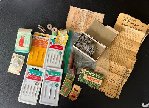 Vintage lot singer sewing - lot,