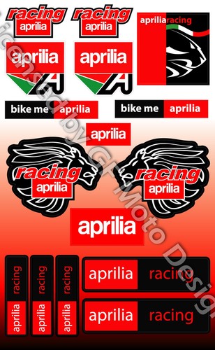 Adesivi aprilia racing factory - adesivi,