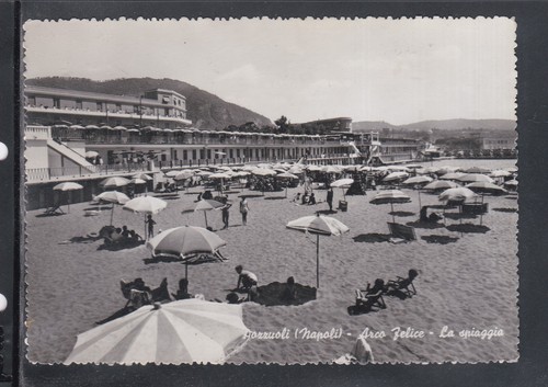 Cartolina pozzuoli napoli arco - cartolina,