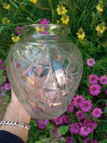 Vase boule art deco verre - boule,