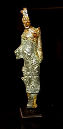 Statuetta romana bronzo - in,