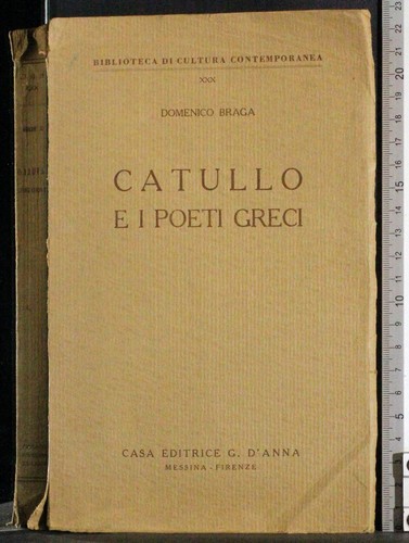 Catullo poeti greci - i,