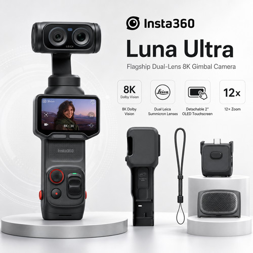 Insta360 luna ultra - ultra, standard