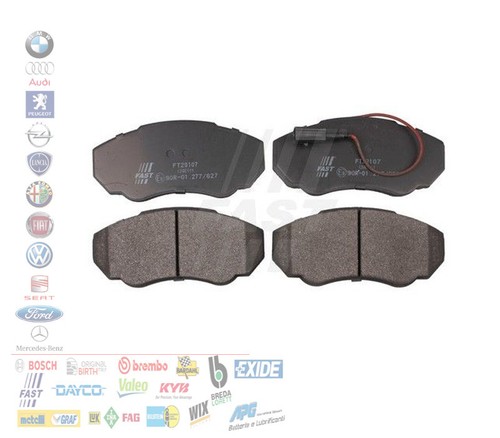 Pastiglie freno anteriori fiat - pastiglie,