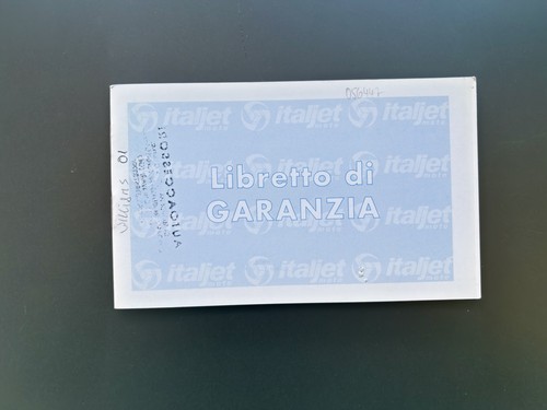 Libretto manutenzione italjet - libretto,